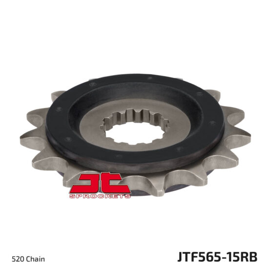 Front Steel Countershaft Sprocket w/ Rubber Damper - 15 Tooth 520 - Image 3