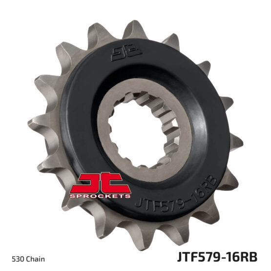 Front Steel Countershaft Sprocket w/ Rubber Damper - 16 Tooth 530 - Image 2