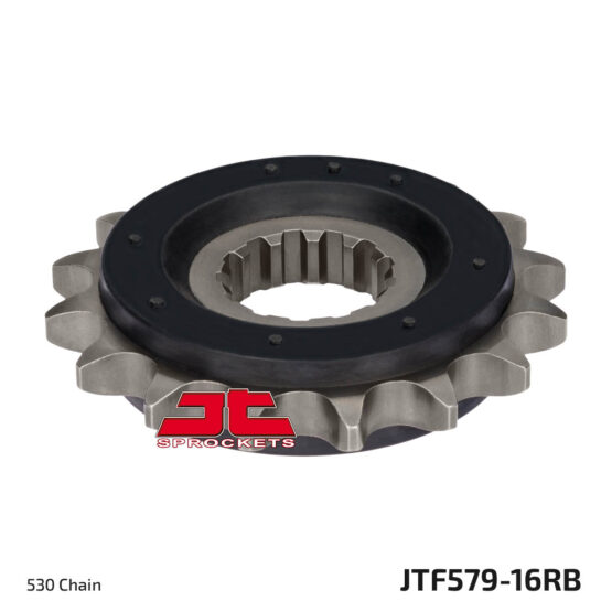 Front Steel Countershaft Sprocket w/ Rubber Damper - 16 Tooth 530 - Image 3