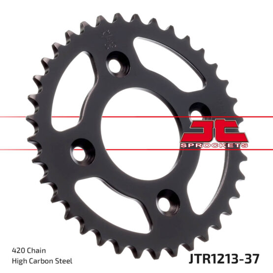 Steel Rear Sprocket - 37 Tooth 420 - Image 2