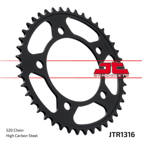 Steel Rear Sprocket - 39 Tooth 520 - Image 2
