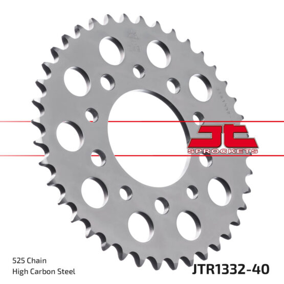 Steel Rear Sprocket - 40 Tooth 525 - Image 2