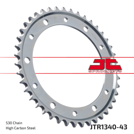 Steel Rear Sprocket - 43 Tooth 530
