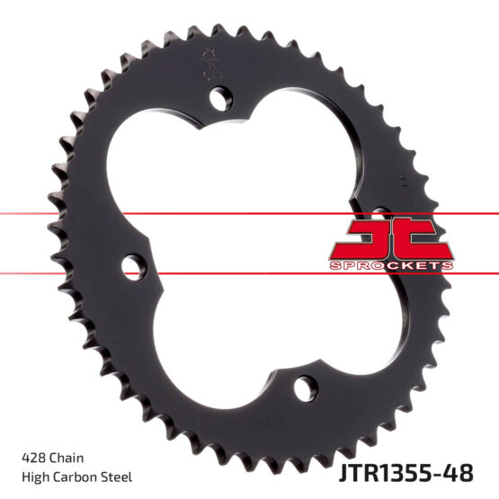 Steel Rear Sprocket - 48 Tooth 428 - Image 2