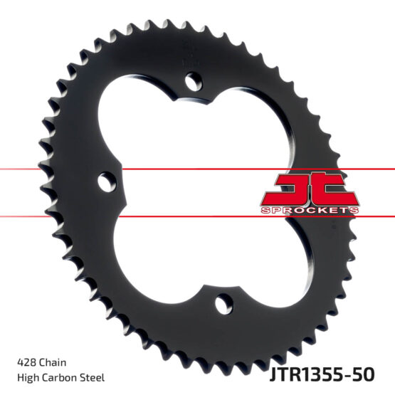 Steel Rear Sprocket - 50 Tooth 428 - Image 2