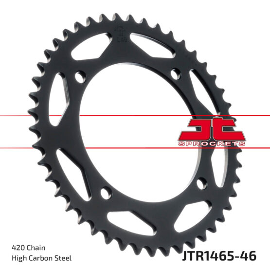 Steel Rear Sprocket - 46 Tooth 420 - Image 2