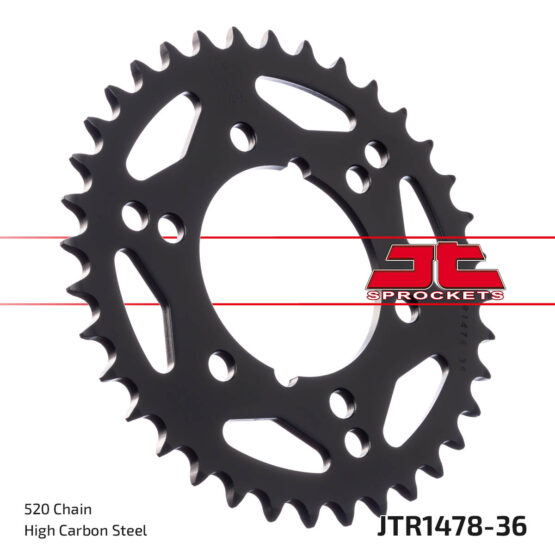 Steel Rear Sprocket - 36 Tooth 520 - Image 2