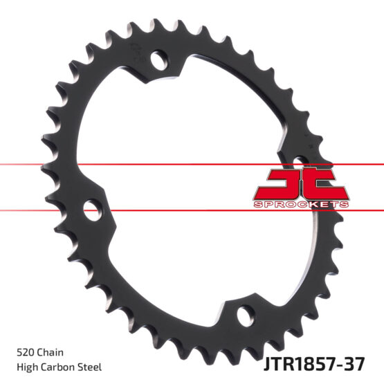 Steel Rear Sprocket - 37 Tooth 520 - Image 2