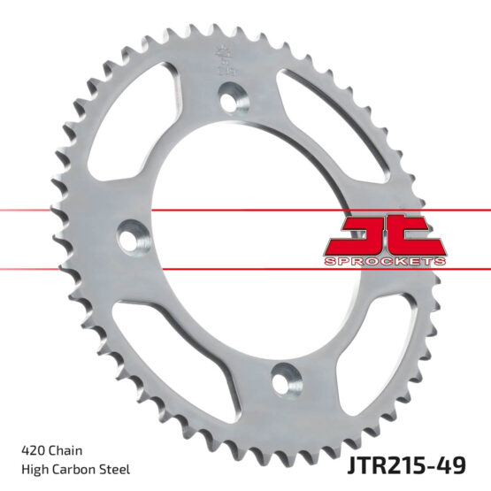Steel Rear Sprocket - 49 Tooth 420 - Image 2
