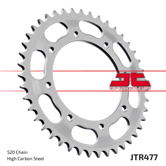 Steel Rear Sprocket - 43 Teeth 520