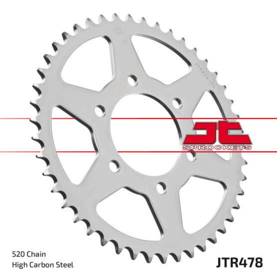 Steel Rear Sprocket - 45 Tooth 520