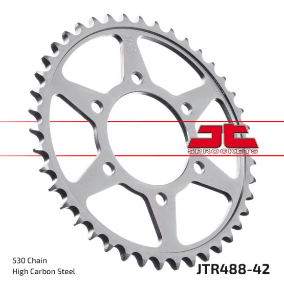 Steel Rear Sprocket - 42 Tooth 530 - Image 2