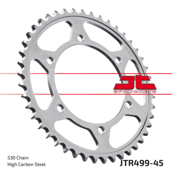Steel Rear Sprocket - 45 Tooth 530 - Image 2