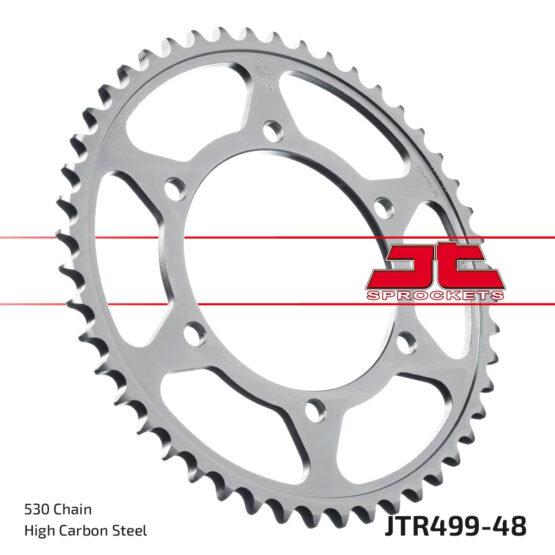 Steel Rear Sprocket - 48 Tooth 530 - Image 2