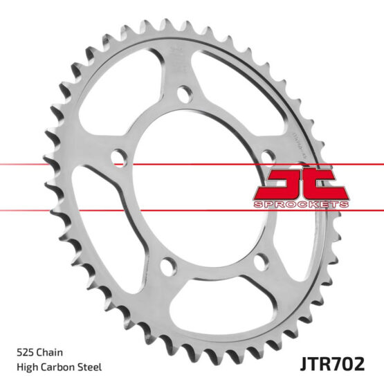 Steel Rear Sprocket - 42 Tooth 525