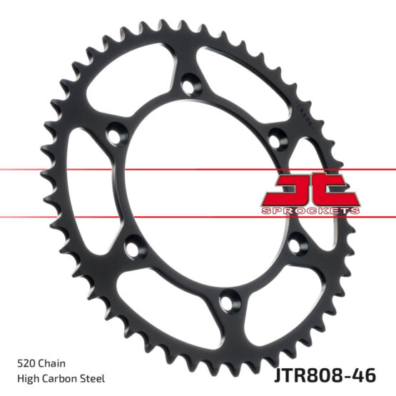 Steel Rear Sprocket - 46 Tooth 520 - Image 2