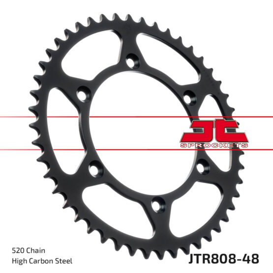 Steel Rear Sprocket Self Cleaning - 48 Tooth 520 - Image 3