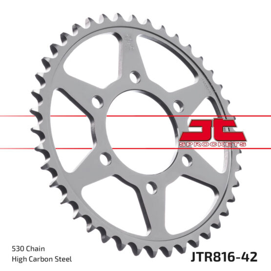 Steel Rear Sprocket - 42 Tooth 530 - Image 2