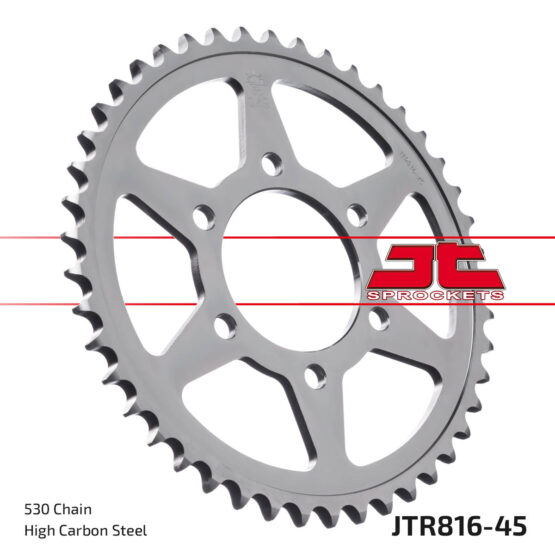 Steel Rear Sprocket - 45 Tooth 530 - Image 2