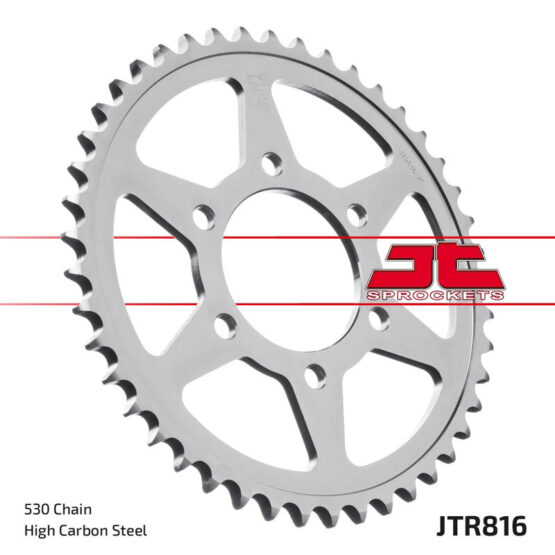 Steel Rear Sprocket - 52 Tooth 530 - Image 2