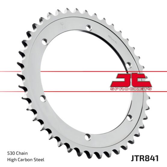JT Steel Rear Sprocket 42T JTR841.42 Fits Yamaha 530 Chain Models - Image 2