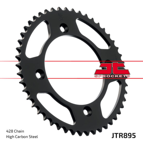 Steel Rear Sprocket - 49 Tooth 428 - Image 2
