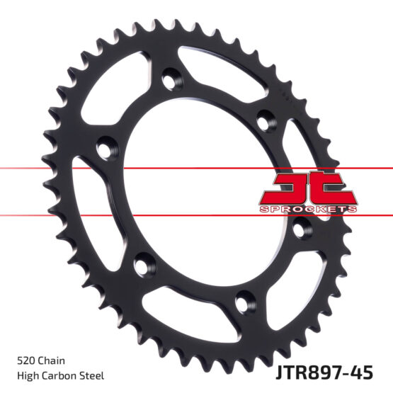 Steel Rear Sprocket Self Cleaning - 45 Tooth 520 - Image 3