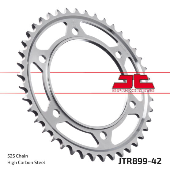 Steel Rear Sprocket - 42 Tooth 525
