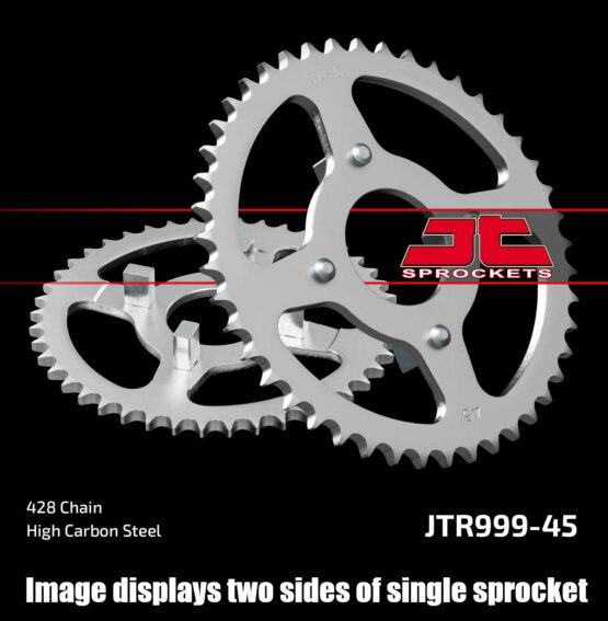 Steel Rear Sprocket - 428 45 Tooth