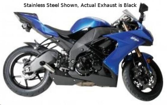 GP1 Black Stainless Steel Slip On Exhaust - Image 2