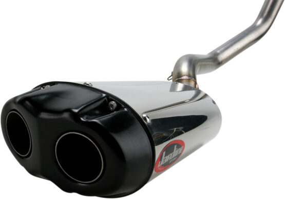 Jardine RT1 Dual Outlet Slip-On Exhaust Silver Fits 09-12 Daytona 675