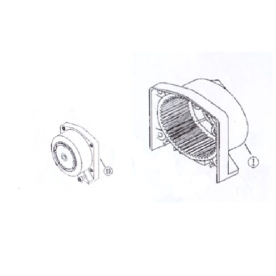 Bronco Winch End Housing and Clutch Assembly For 3000 lb Winch