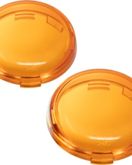 Amber 2" Bullet Style Turn Signal Lenses - Pair