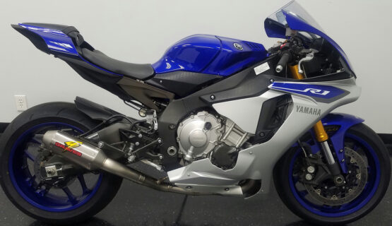 Yamaha R1 Full Titanium Exhaust System with Titanium 200mm Silencer - Image 9
