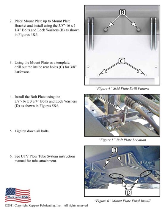 UTV Plow Front Mount Kit - Image 3