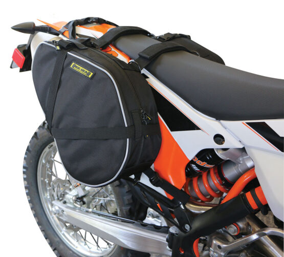 Dual Sport Motorcycle Saddlebags - Black Universal - Image 3