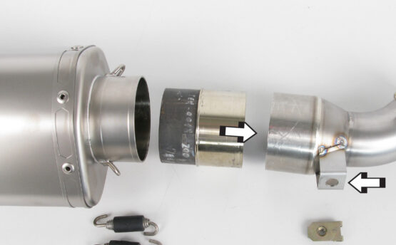 Akrapovic In-Line Catalytic Converter 68mm Diameter Fits Yamaha FZ09 MT09 - Image 2