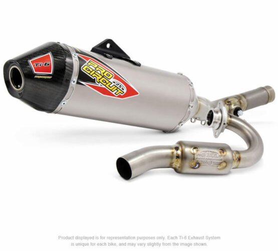 Ti-6 Titanium Full Exhaust System w/ Carbon End Cap
