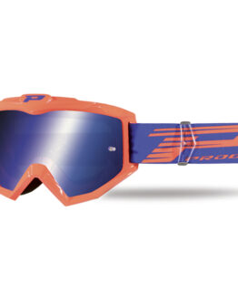 3201 Atzaki MX Goggles - Orange Frame w/ Multilayer Blue Iridium Lens