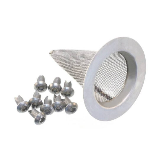 Billet Spark Arrestor Exhaust End Cap - Black - Image 3