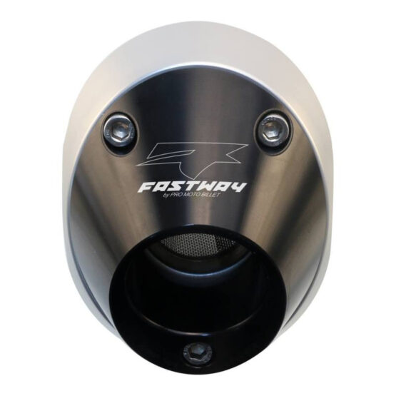 Spark Arrestor Exhaust End Cap - Black