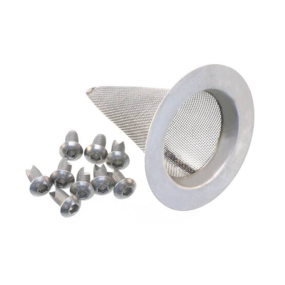 Billet Spark Arrestor Exhaust End Cap - Black - Image 3