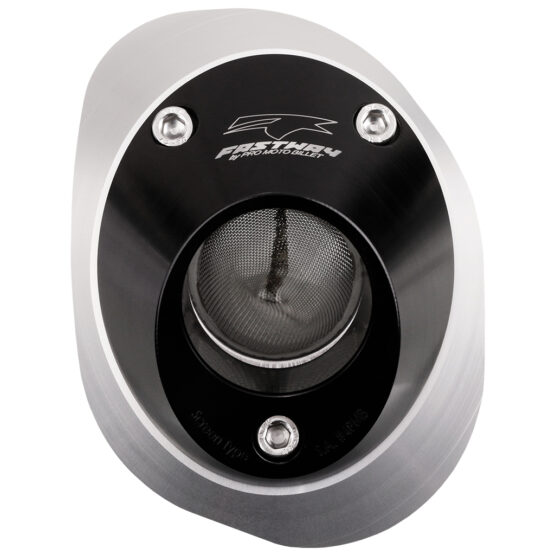 Spark Arrestor Exhaust End Cap - Black