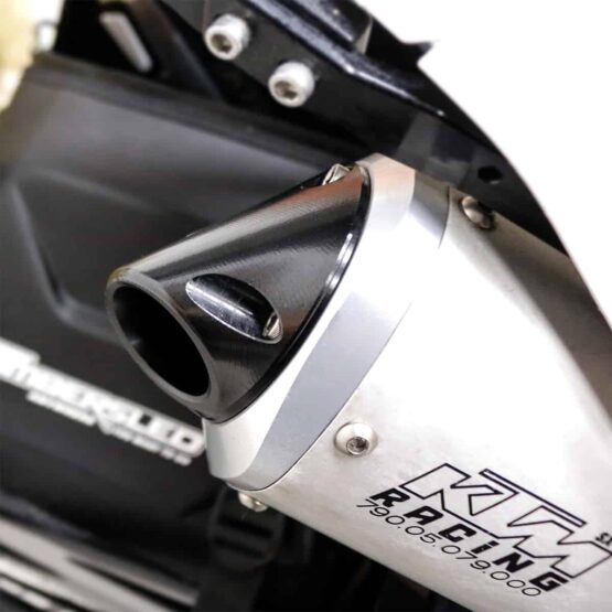 Side Shooter Exhaust Nozzle Black for PMB/Fastway 3-Bolt End Caps - Image 4