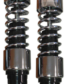11.5" 412 Series Shocks Chrome