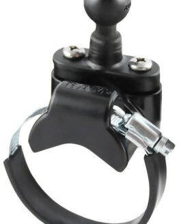 Ram Base - Rail Base w/ Strap & 1" Ball for Rails 1.57"-3.15" Diameter