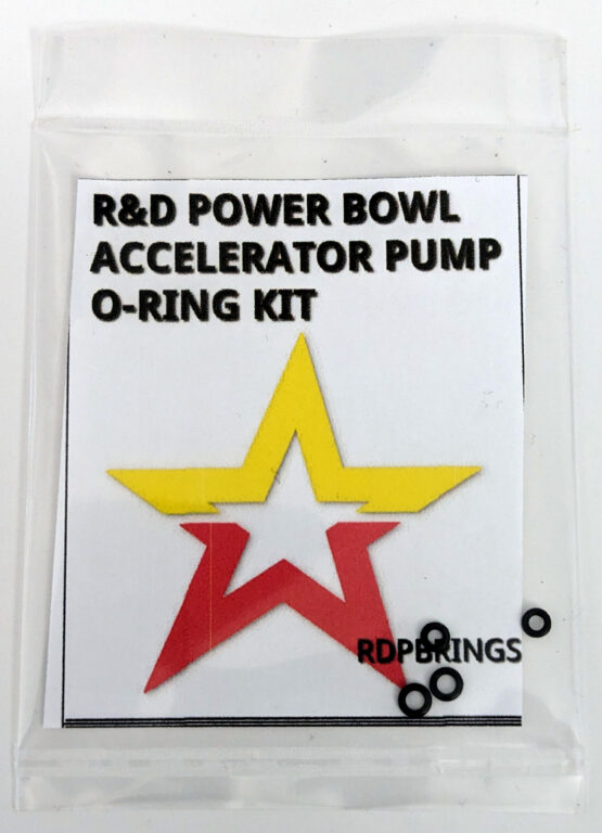 R&D Power Bowl Accelerator Pump O-Ring Kit - Image 3