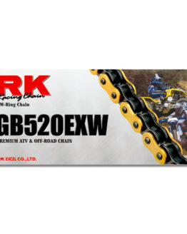 RK GB520EXW-98 Gold Chain 520x98 for 750cc ATVs and Offroad Bikes