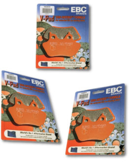 V Series Brake Pads - Set of 3 For Front & Rear