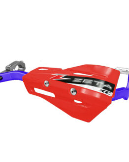 Drop Handguard Handlebar Armor / XC Protector Kit - 7/8" Red / Blue